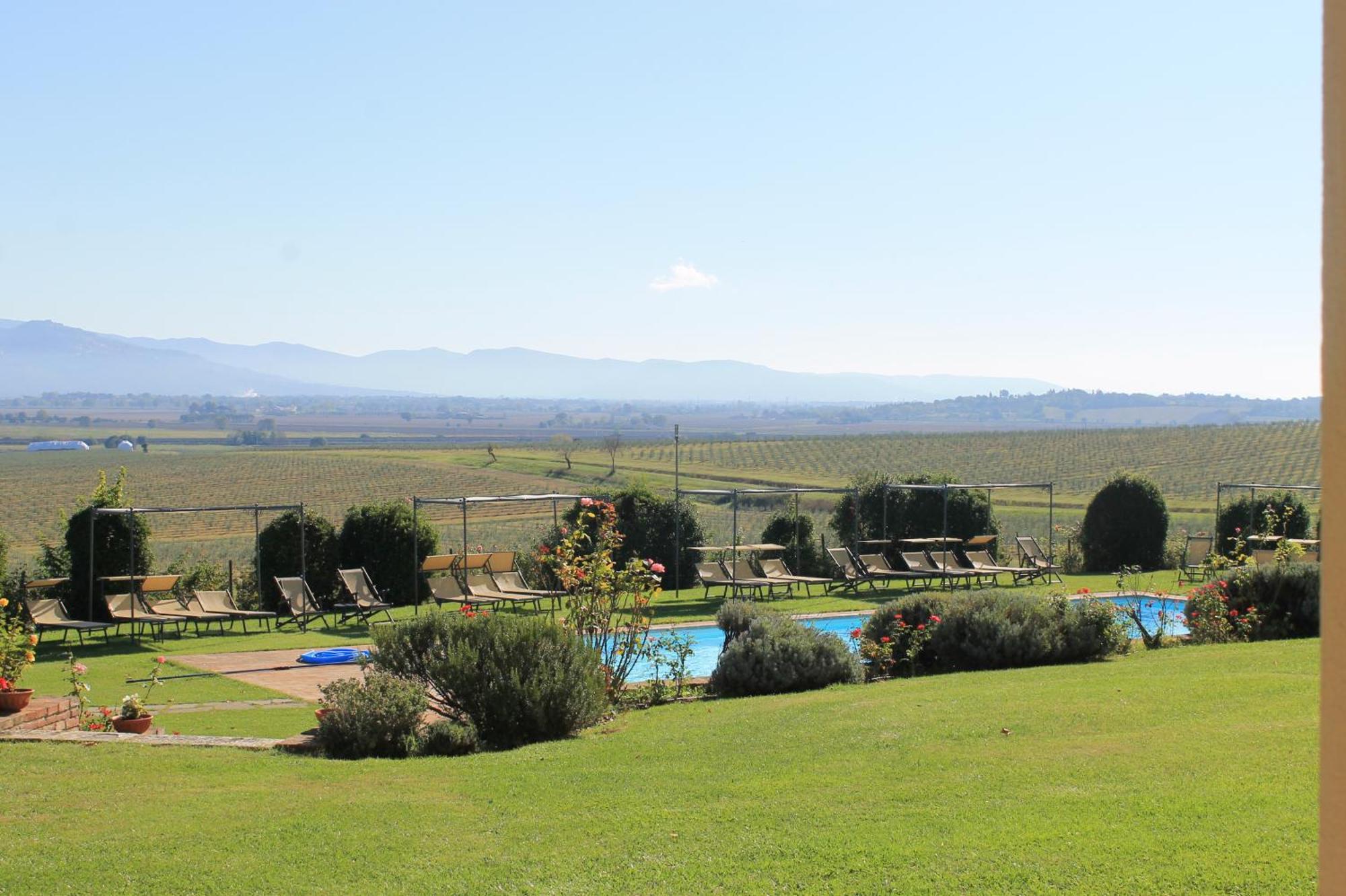 Podere Il Belvedere Su Cortona Castiglion Fiorentino Bagian luar foto